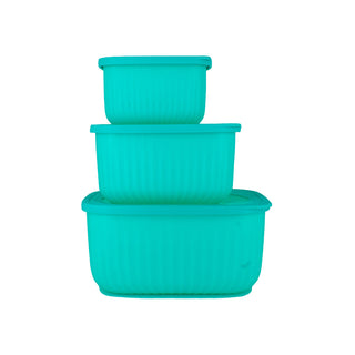 Hermetic Food Container with Transparent Lid (Blue - 2600ml)