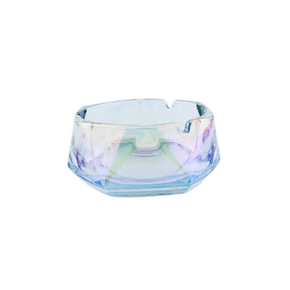 Iridescent Diamond Cut Ashtray