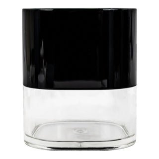 Black Acrylic Cotton Dispenser