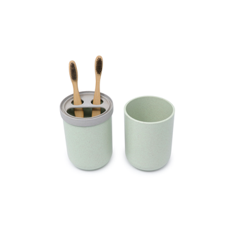 Green Travel Toothbrush Cup