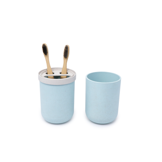 Blue Travel Toothbrush Cup