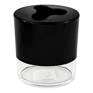 Black Acrylic Toothbrush Holder