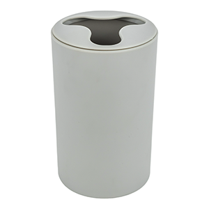 Gray Toothbrush Cup