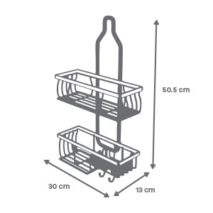 Metal Bathroom Organizer