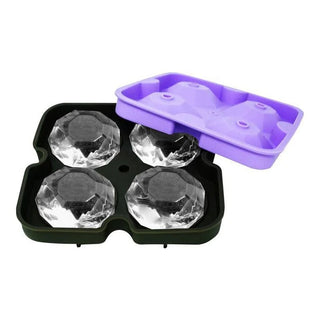 Grey and Purple Diamond Ice Tray