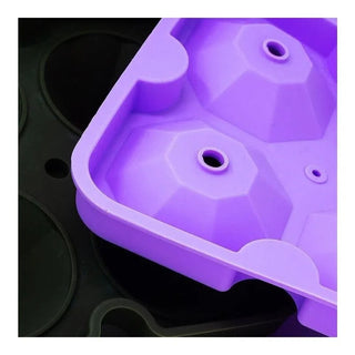 Grey and Purple Diamond Ice Tray