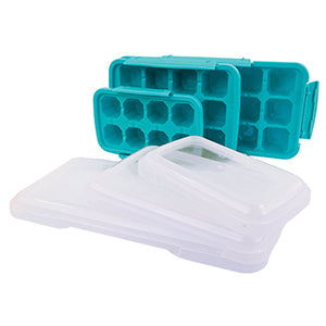Turquoise Ice Tray 3-Pack