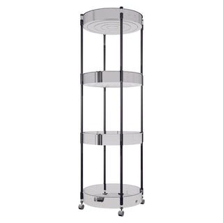 4-Tier Circular Clear Cart