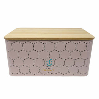 Pink Rectangular Bread Container