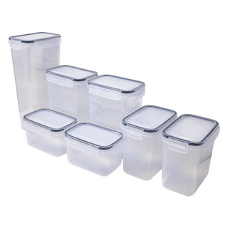 Plastic Containers Set of 7 Pieces