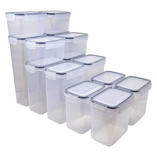 Plastic Containers Set of 14 Pieces