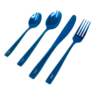 Blue Silverware Set - 4-Piece