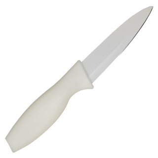 White Kitchen Knife Set - 3 Piece