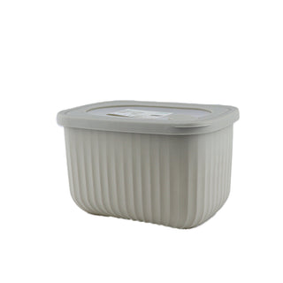 Hermetic Food Container with Transparent Lid (Grey - 2600ml)