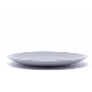 Plain Grey Ceramic Dessert Plate - Elevate Your Sweet Treats with Durability and Elegance