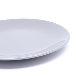 Plain Grey Ceramic Dessert Plate - Elevate Your Sweet Treats with Durability and Elegance