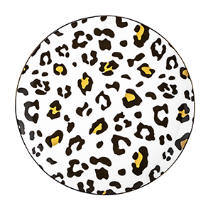 Animal Print Ceramic Dinner Plate