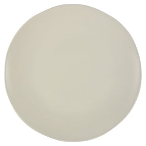 Beige Ceramic Dinner Plate - 11"