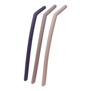 3-Pack Pink/Blue Silicone Straws