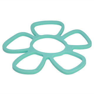 Trivet Thermal Mat With Flower Design (Green)