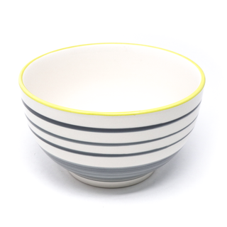 GREY STRIPES BOWL