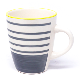 Grey Striped Mug