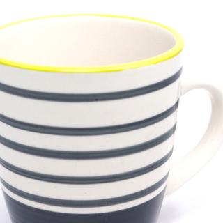 Grey Striped Mug