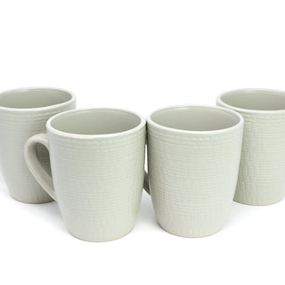 4-Cup Set with Embossed Design