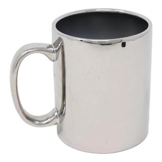 Silver Plated Design Mug