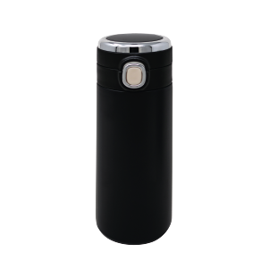 Black Metal Thermos
