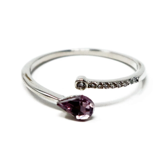 PURPLE STONE RING AND STONES