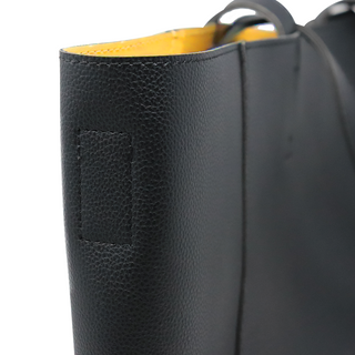 Jumbo Black and Yellow Tote Bag