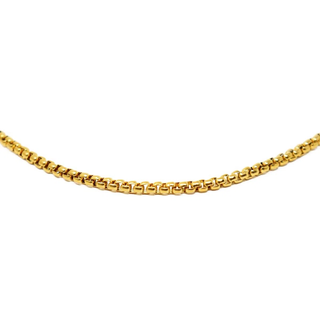 GOLD-COLORED ROUNDED CHAIN