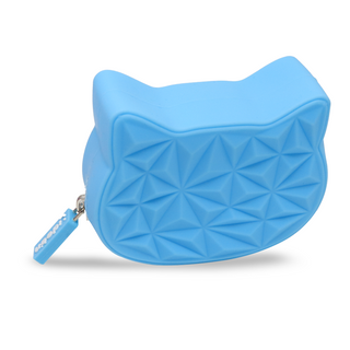 Blue Cat Shaped Coin Purse