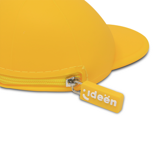 CAP-SHAPED YELLOW COIN PURSE