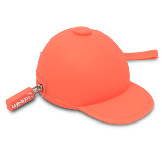 CAP-SHAPED ORANGE COIN PURSE