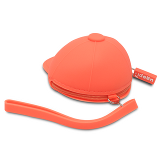 CAP-SHAPED ORANGE COIN PURSE