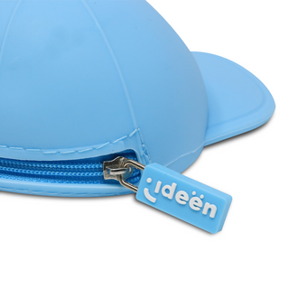 BLUE CAP-SHAPED COIN PURSE