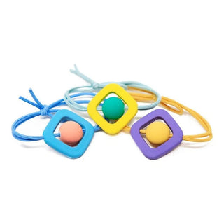 Ball & Square Hair Tie