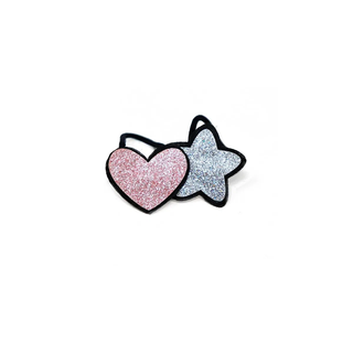 HEART AND STAR HAIR TIE