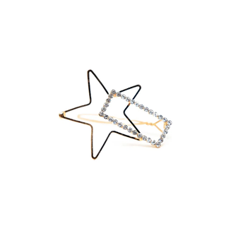 STAR AND SQUARE HAIR TIE