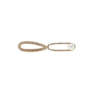 CIRCLE W/PEARL HAIR TIE