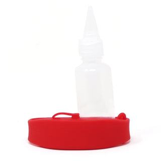 RED SILICONE SANITIZER BRACELET