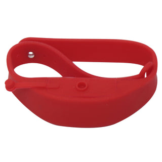 RED SILICONE SANITIZER BRACELET