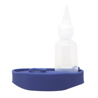 BLUE SILICONE SANITIZER BRACELET