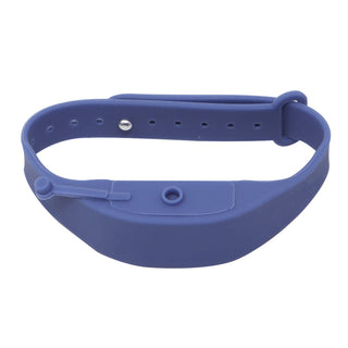 BLUE SILICONE SANITIZER BRACELET