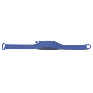 BLUE SILICONE SANITIZER BRACELET