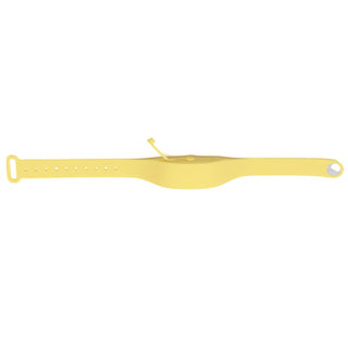 YELLOW SILICONE SANITIZER BRACELET