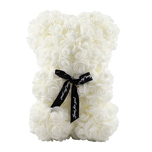 White Rose Bear Gift