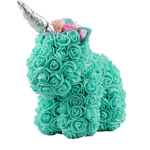 Unicorn Green Rose Gift
